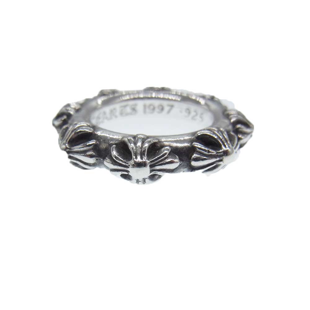 CHROME HEARTS クロムハーツ（原本有） CROSS BAND クロスバンド リング シルバー系 12号【中古】