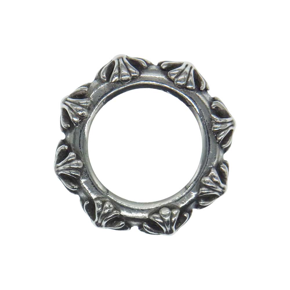 CHROME HEARTS クロムハーツ（原本有） CROSS BAND クロスバンド リング シルバー系 12号【中古】