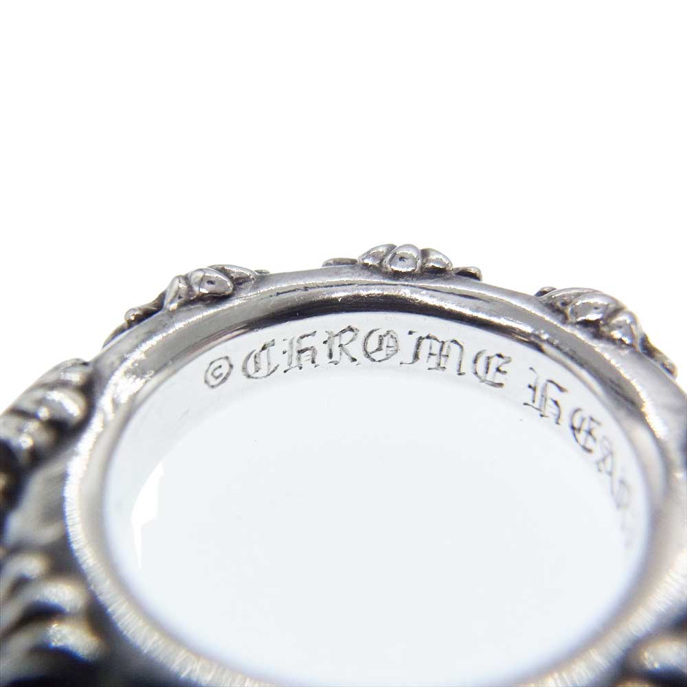 CHROME HEARTS クロムハーツ（原本有） CROSS BAND クロスバンド リング シルバー系 12号【中古】