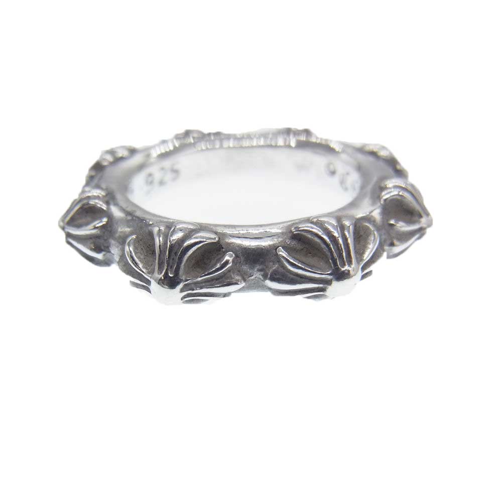 CHROME HEARTS クロムハーツ（原本有） CROSS BAND クロスバンド リング シルバー系 13号【中古】