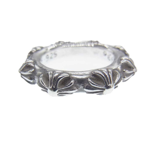 CHROME HEARTS クロムハーツ（原本有） CROSS BAND クロスバンド リング シルバー系 13号【中古】