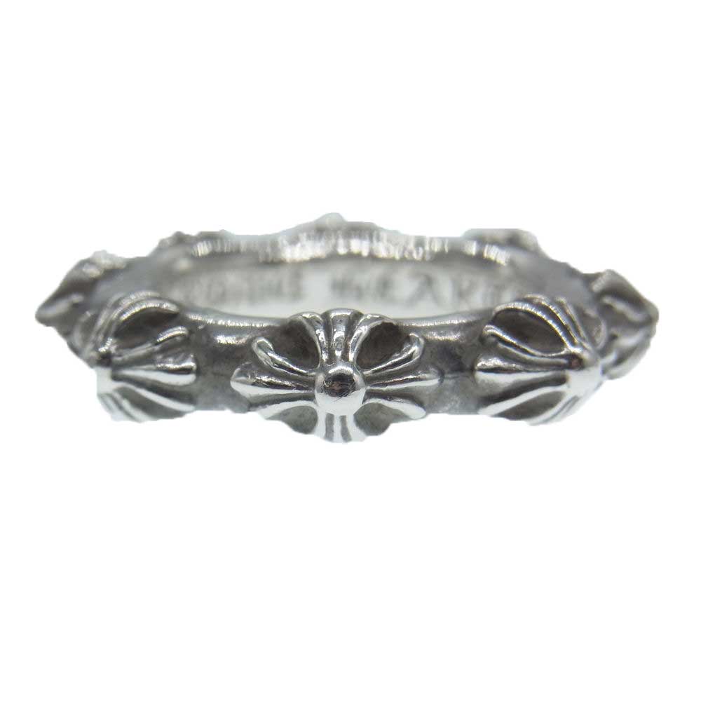 CHROME HEARTS クロムハーツ（原本有） CROSS BAND クロスバンド リング シルバー系 13号【中古】