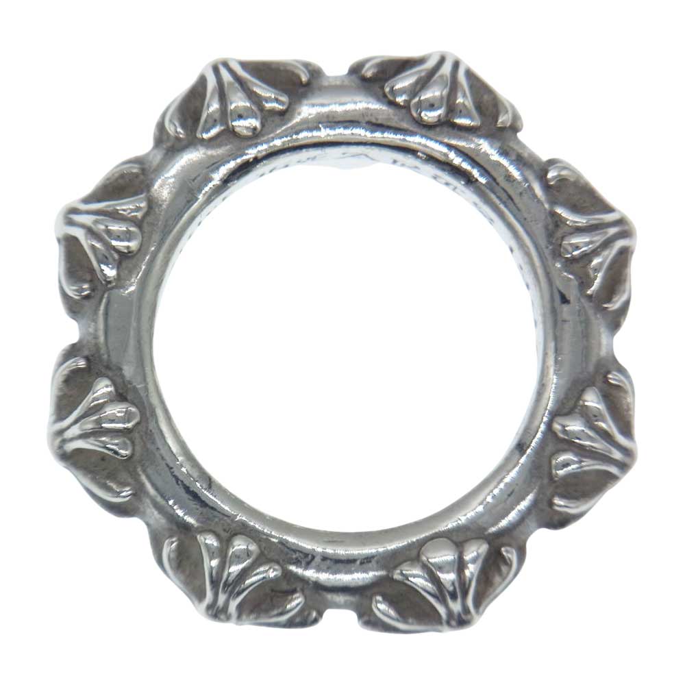 CHROME HEARTS クロムハーツ（原本有） CROSS BAND クロスバンド リング シルバー系 13号【中古】