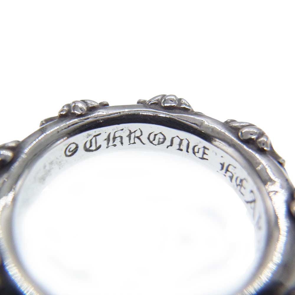 CHROME HEARTS クロムハーツ（原本有） CROSS BAND クロスバンド リング シルバー系 13号【中古】