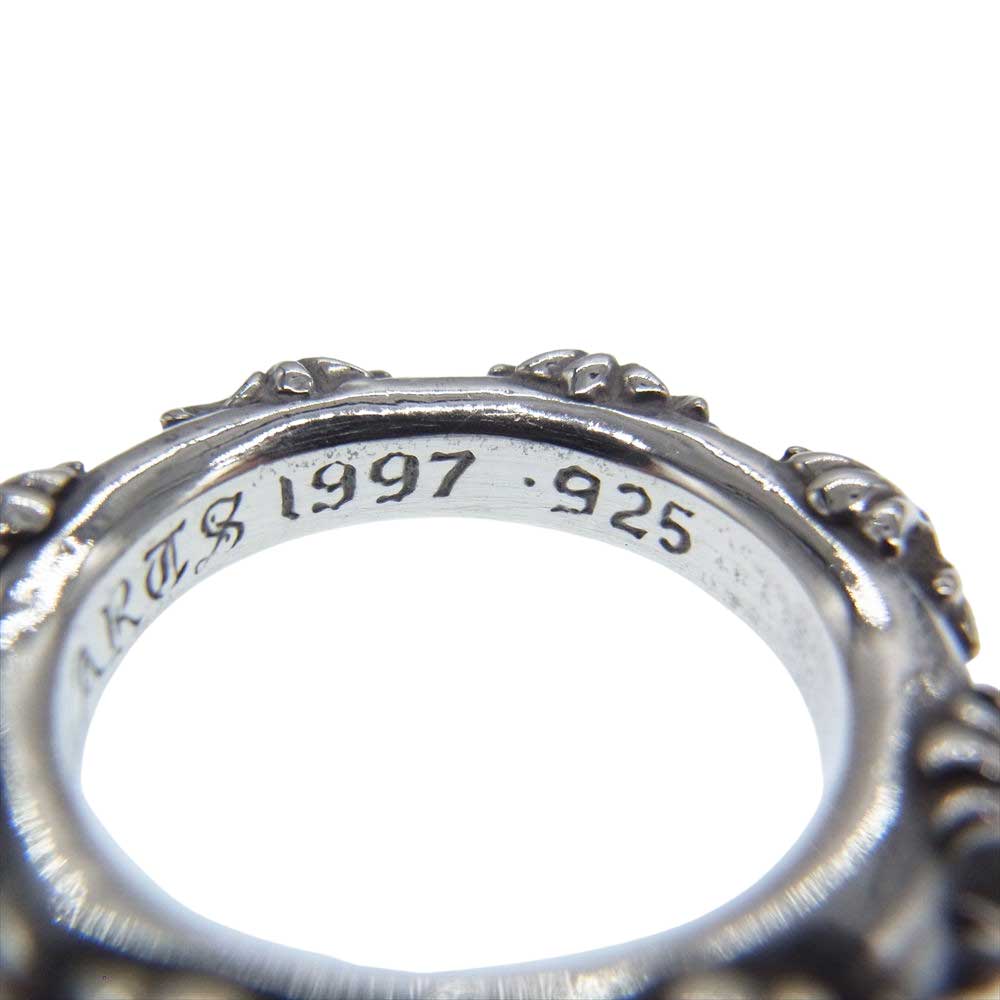 CHROME HEARTS クロムハーツ（原本有） CROSS BAND クロスバンド リング シルバー系 13号【中古】