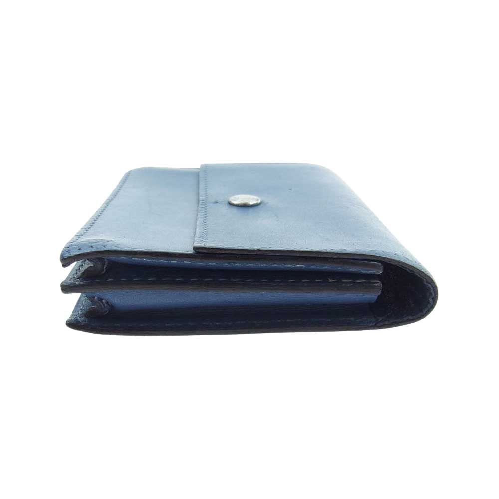 HERMES エルメス サクラ □H刻印 カードケース 名刺入れ ブルー系【中古】