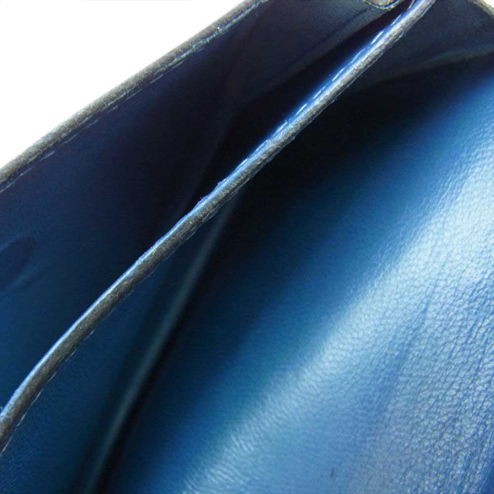 HERMES エルメス サクラ □H刻印 カードケース 名刺入れ ブルー系【中古】