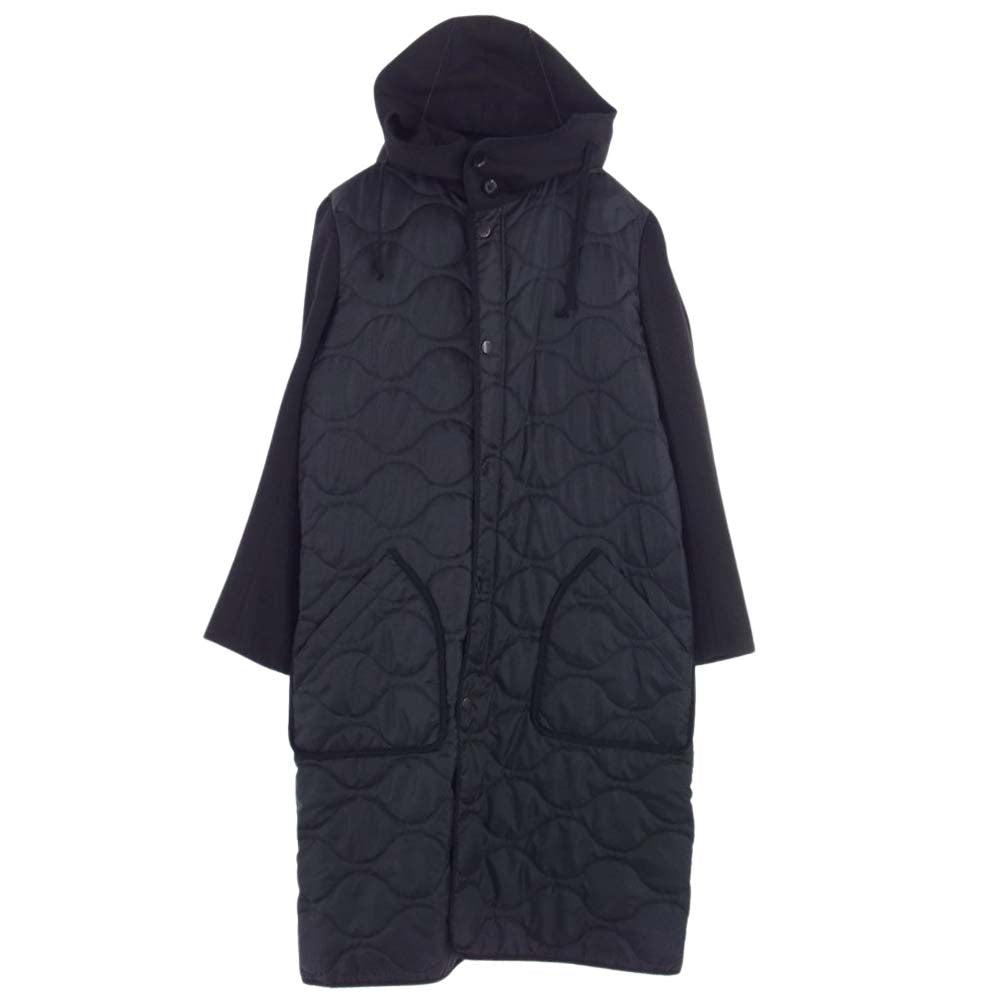 Yohji Yamamoto ヨウジヤマモト GroundY 20AW GR-J04-800 QUILTED HOOD COAT グラウンドワイ キルティング フードコート ブラック系 3【美品】【中古】