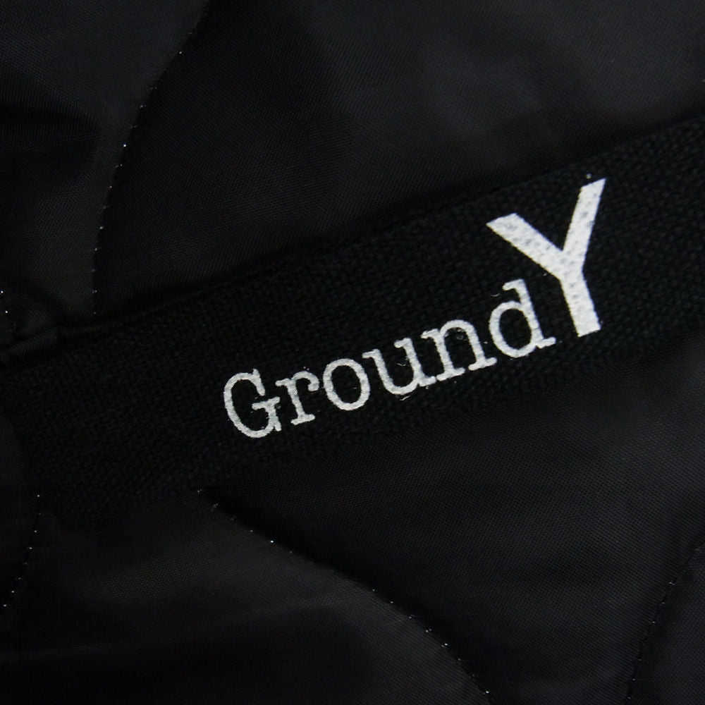 Yohji Yamamoto ヨウジヤマモト GroundY 20AW GR-J04-800 QUILTED HOOD COAT グラウンドワイ キルティング フードコート ブラック系 3【美品】【中古】