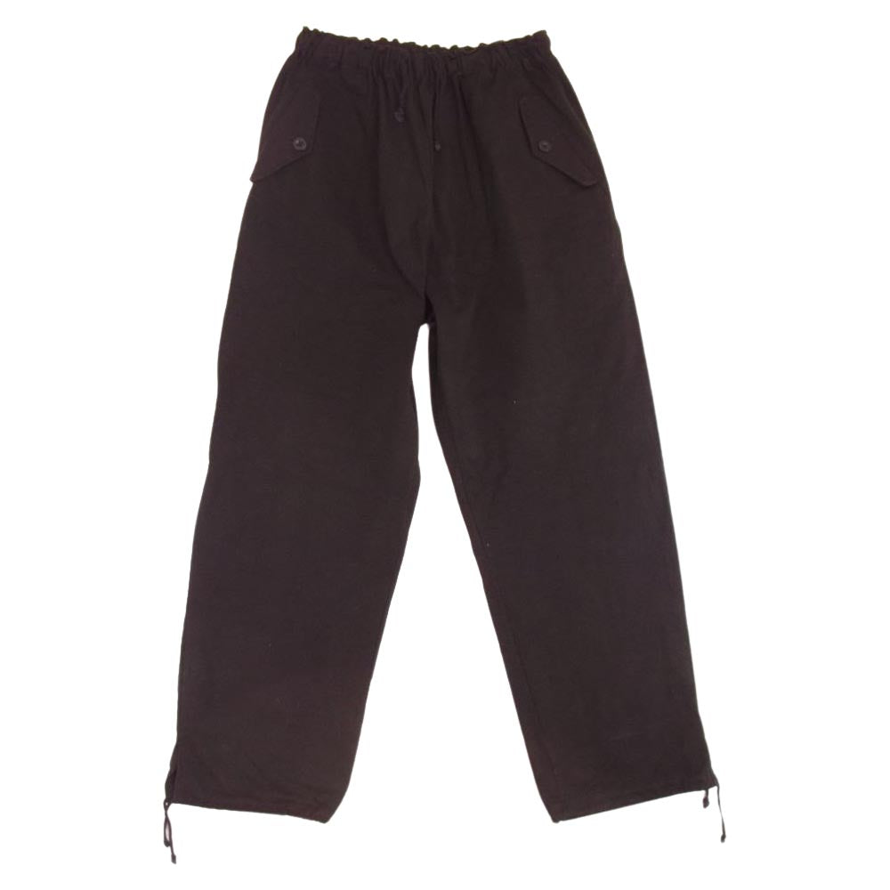 JUNYA WATANABE COMME des GARCONS MAN ジュンヤワタナベコムデギャルソンマン AD2003 WM-T027 ウエストゴム 裾ドローコード カーゴパンツ ブラック系 L【中古】