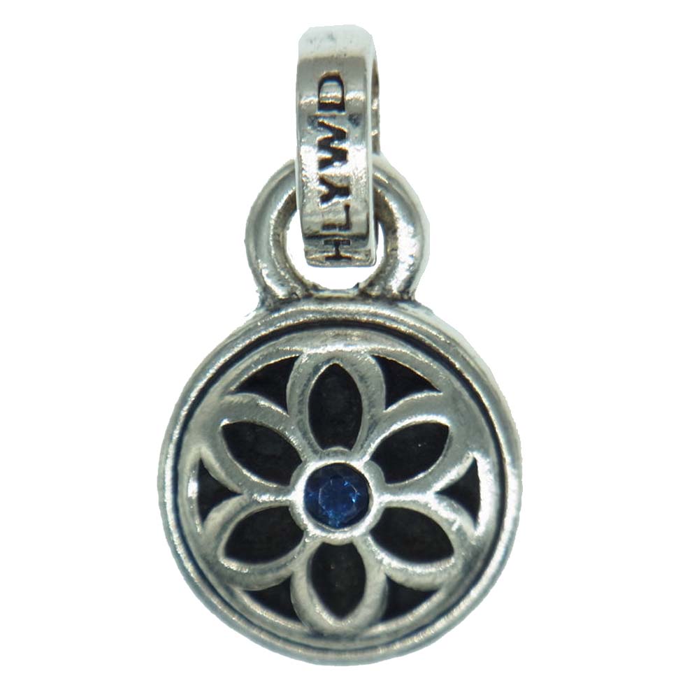 グッド アート ハリウッド ギャランティ付属 SMALL ROSETTE PENDANT/1 ブルーサファイヤ フラワーボール スモール ロゼット ペンダントトップ シルバー系【中古】