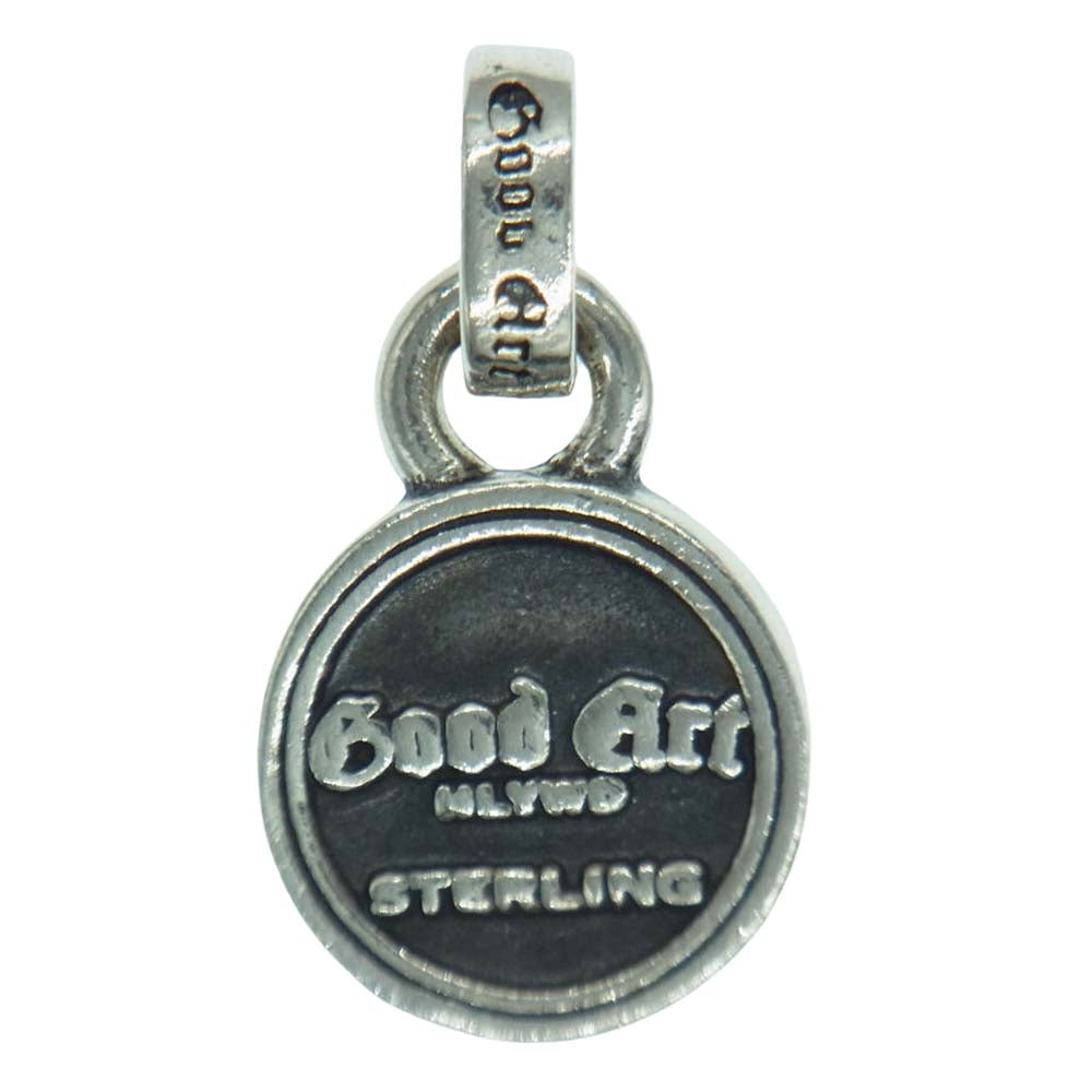 グッド アート ハリウッド ギャランティ付属 SMALL ROSETTE PENDANT/1 ブルーサファイヤ フラワーボール スモール ロゼット ペンダントトップ シルバー系【中古】