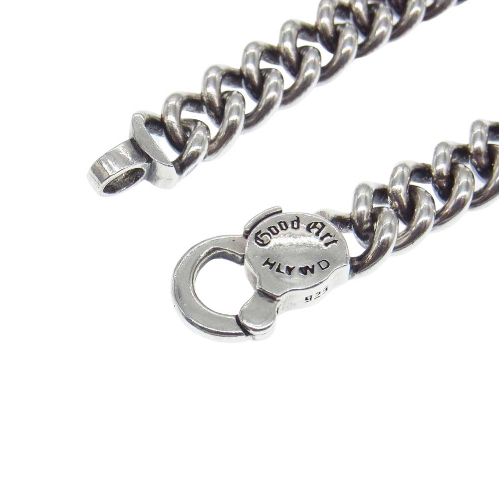 グッド アート ハリウッド GABRCC5 ギャランティ付属 CURB CHAIN #5 BRACELET カーブチェーン ブレスレット シルバー系【中古】