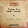 WESCO ウエスコ BKCST77001010 CUSTOM BOSS Cycleman カスタム ボス スエード 切替 エンジニア ブーツ ブラック系 9D【美品】【中古】