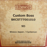 WESCO ウエスコ BKCST77001010 CUSTOM BOSS Cycleman カスタム ボス スエード 切替 エンジニア ブーツ ブラック系 9D【美品】【中古】