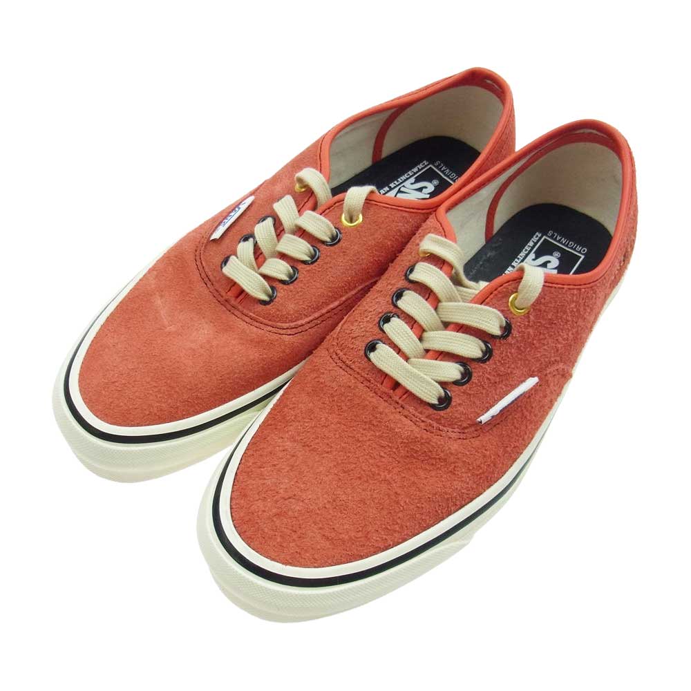 VANS バンズ 721454 JULIAN KLINCEWICZ ジュリアンクリンスウィックス AUTHENTIC スエード オーセンティック スニーカー エンジ系 27.5cm【中古】