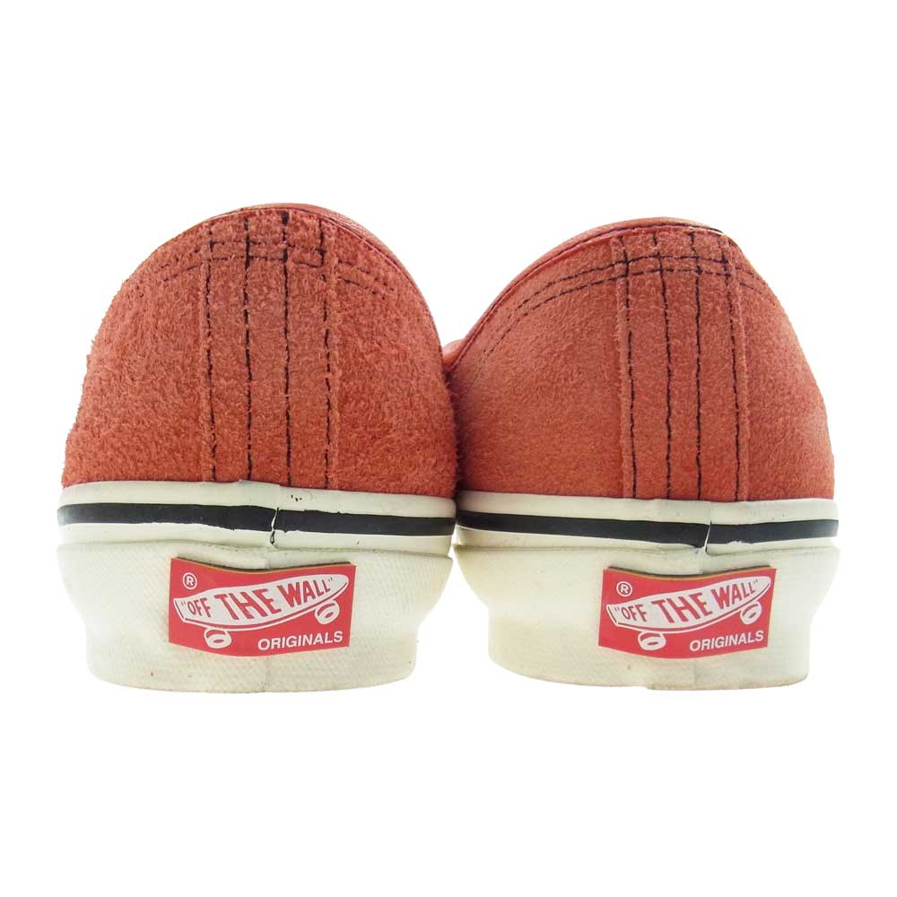 VANS バンズ 721454 JULIAN KLINCEWICZ ジュリアンクリンスウィックス AUTHENTIC スエード オーセンティック スニーカー エンジ系 27.5cm【中古】