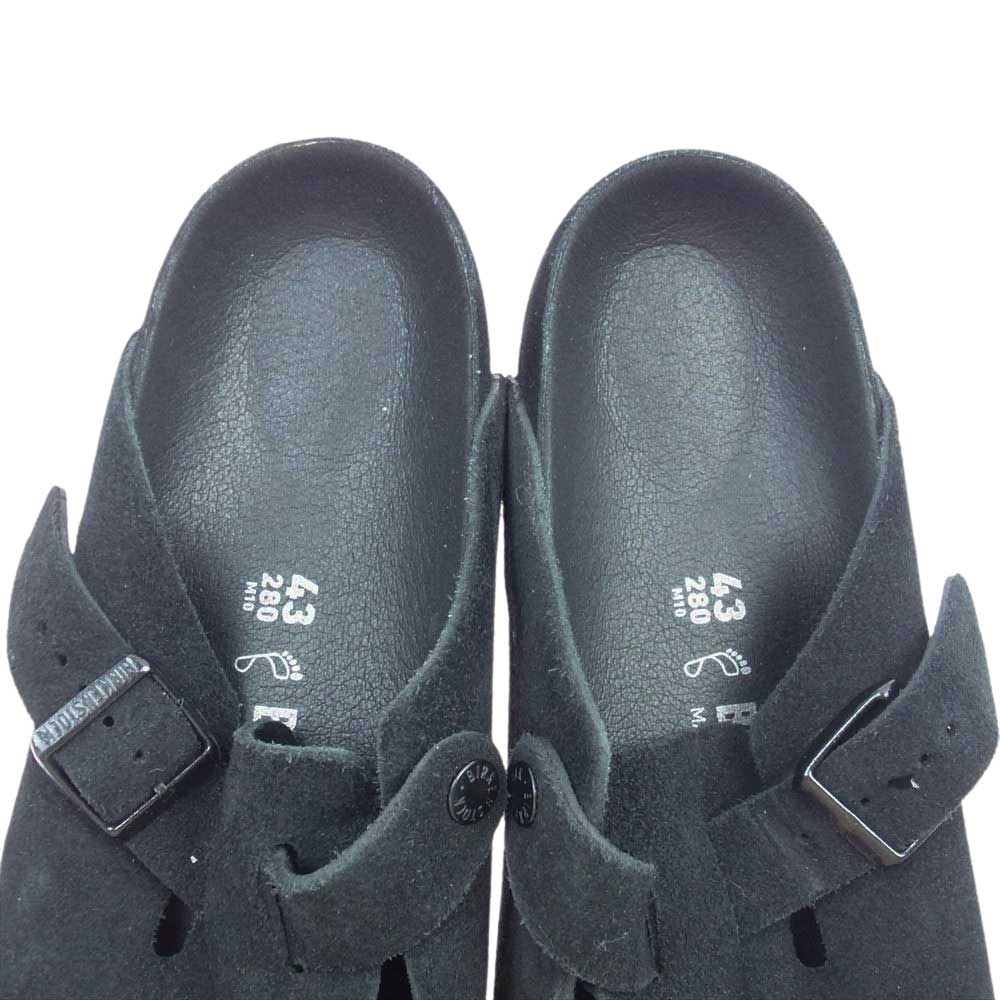 BIRKENSTOCK ビルケンシュトック 1022698 BEAMS ビームス別注 BOSTON ボストン サンダル ブラック系 43【中古】