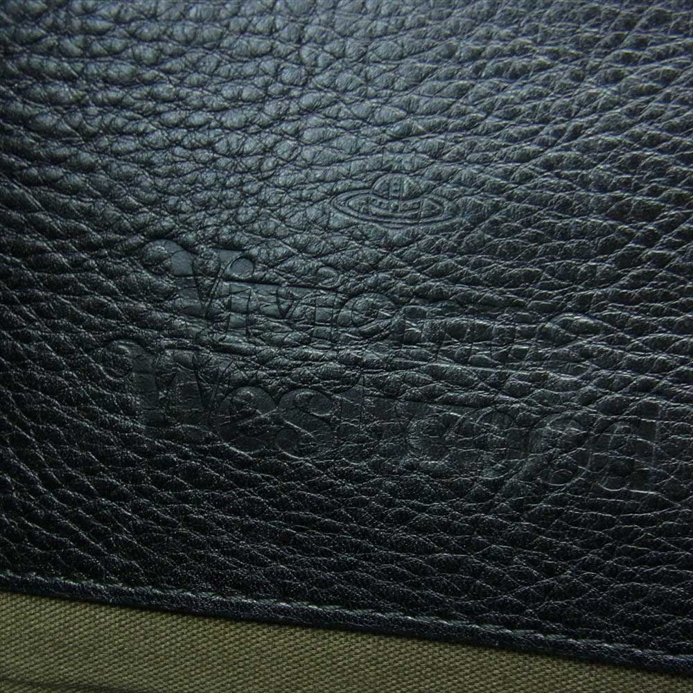 Vivienne Westwood ヴィヴィアンウエストウッド 果物籠を持つ少年 カラヴァッジョ メッセンジャー ショルダーバッグ ブラック系【中古】