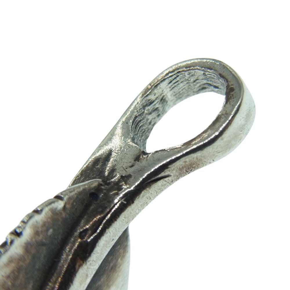 ARIZONA FREEDOM アリゾナフリーダム K18 唐草入り 左向き 先金 フェザー ペンダントトップ シルバー系【中古】