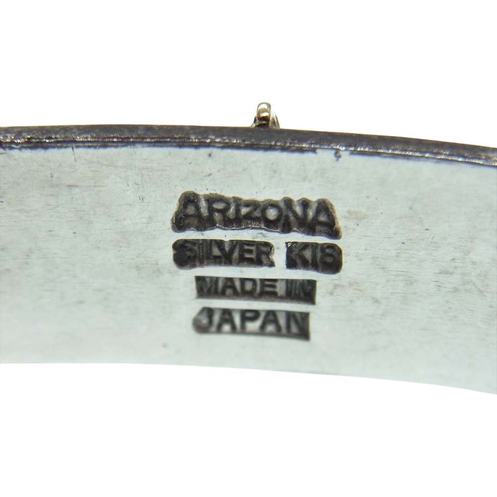 ARIZONA FREEDOM アリゾナフリーダム 頭金イーグル付き 唐草 バングル シルバー系【中古】
