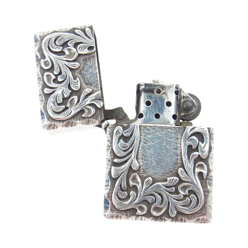 ARIZONA FREEDOM アリゾナフリーダム ZIPPO SV浮き彫り唐草 ジッポ オイルライター シルバー系【中古】