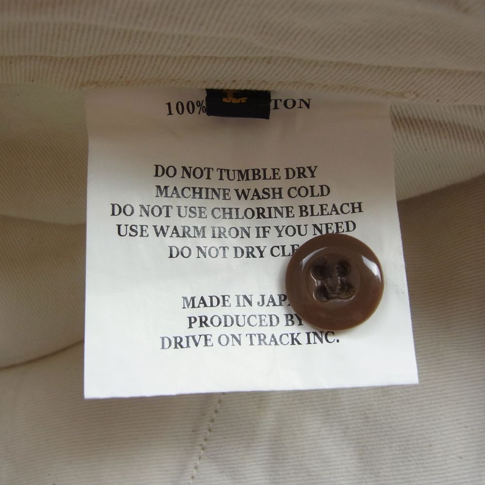 A VONTADE アボンタージ コットン ワイド チノ パンツ ベージュ系 L【中古】