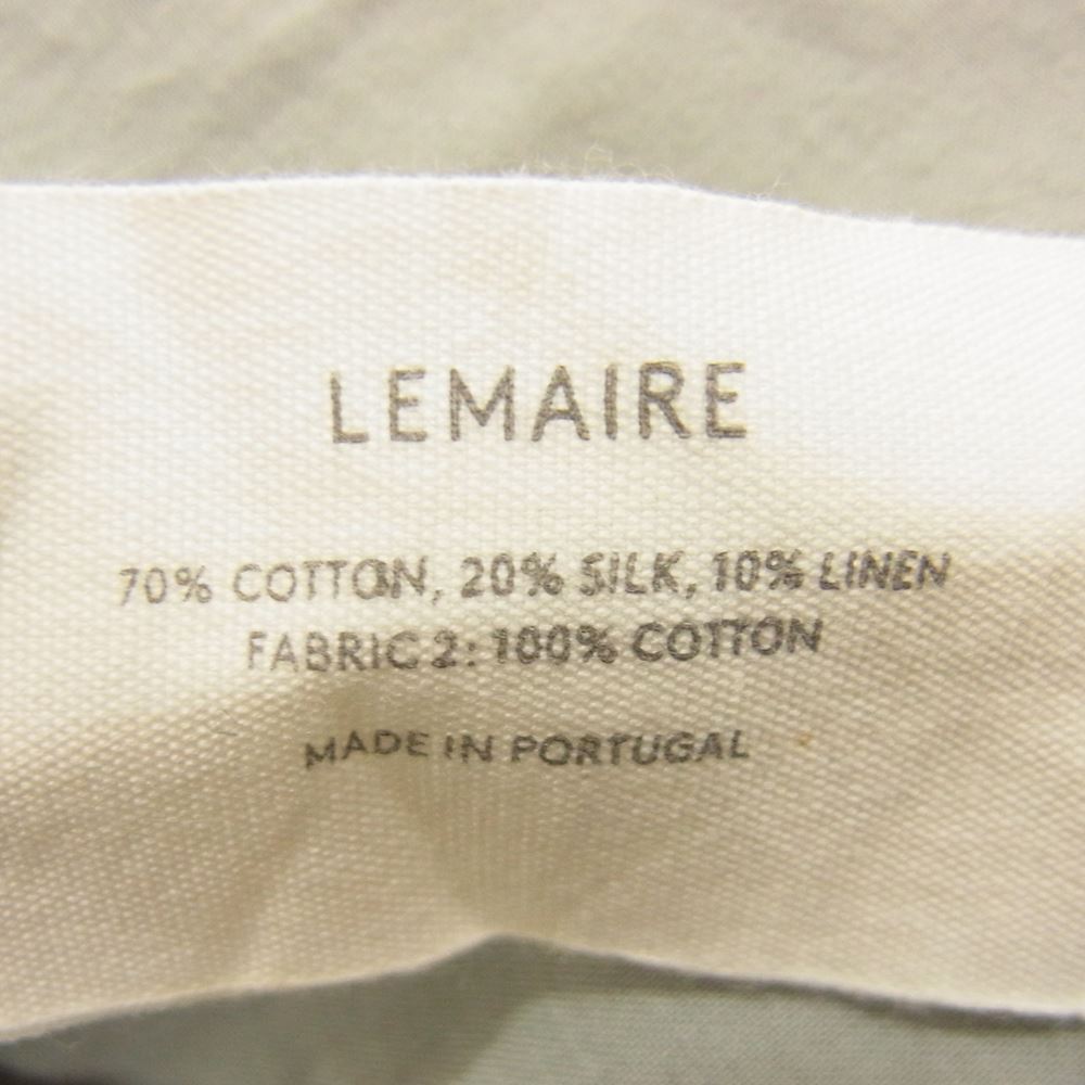 ルメール コットン シルク カラーブロック 切替 半袖 Tシャツ グレー系 M【中古】