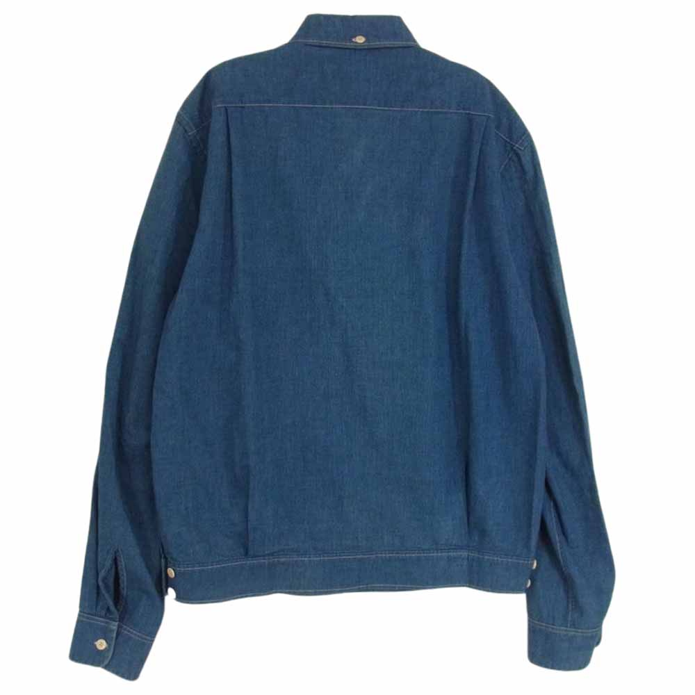 ルメール ボタンダウン 長袖 シャツジャケット ブルー系 46【中古】