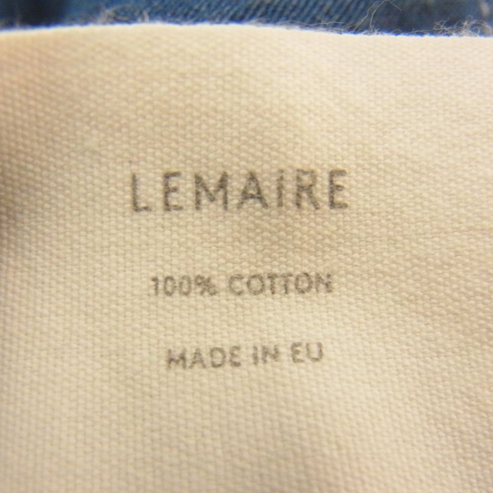 ルメール ボタンダウン 長袖 シャツジャケット ブルー系 46【中古】