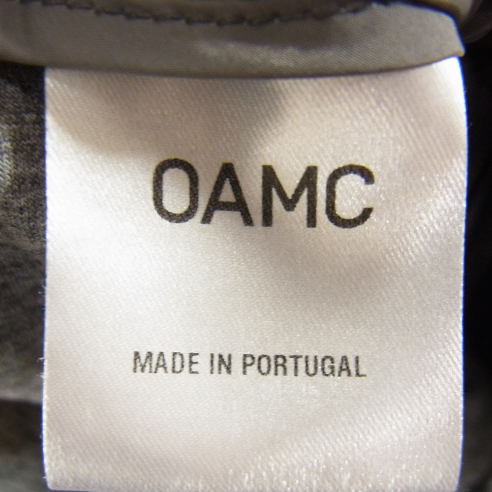 オーエーエムシー ウエストドローコード 裾ジップ スウェット パンツ グレー系 M【中古】