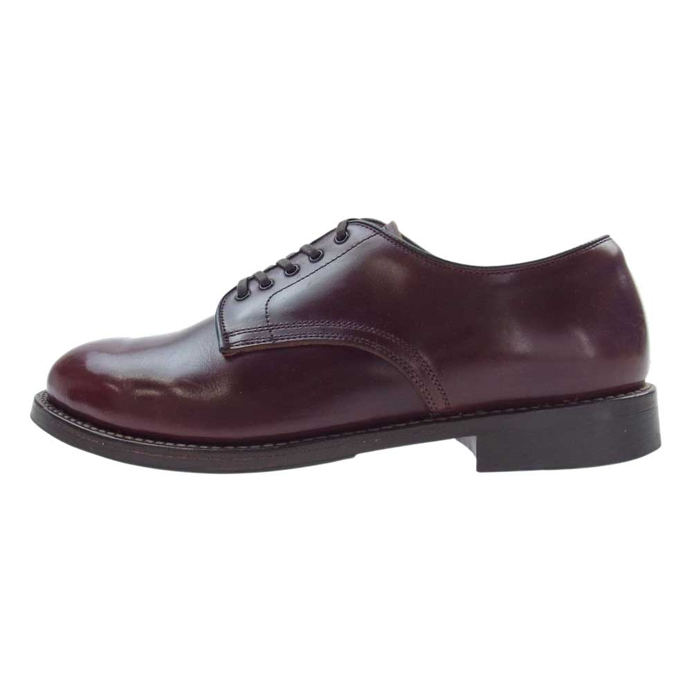 ウィールローブ 1228WR16 PLAIN TOE DERBY クロムエクセル プレーントゥ バーガンディ ダービーシューズ ブラウン系 赤みがかった茶色 7D【中古】