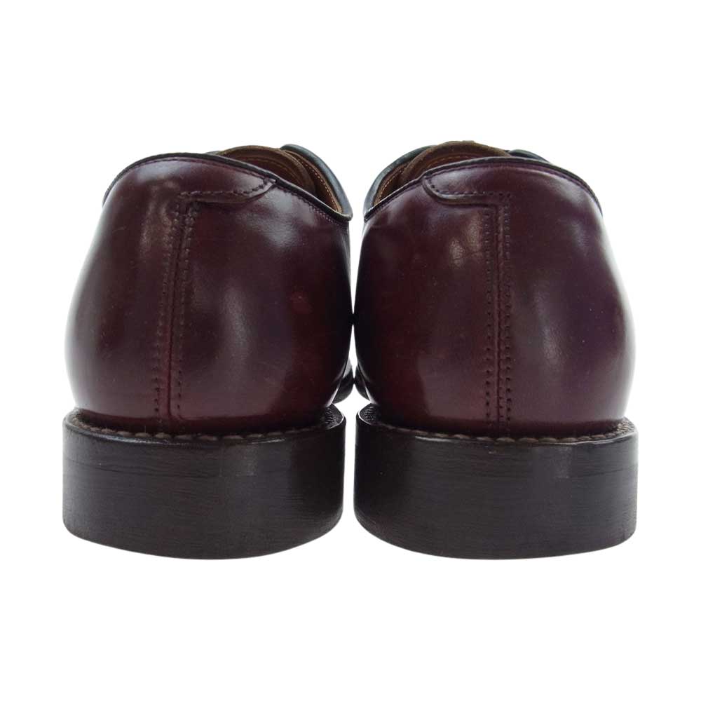 ウィールローブ 1228WR16 PLAIN TOE DERBY クロムエクセル プレーントゥ バーガンディ ダービーシューズ ブラウン系 赤みがかった茶色 7D【中古】