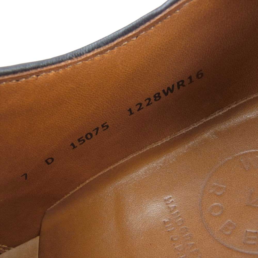 ウィールローブ 1228WR16 PLAIN TOE DERBY クロムエクセル プレーントゥ バーガンディ ダービーシューズ ブラウン系 赤みがかった茶色 7D【中古】