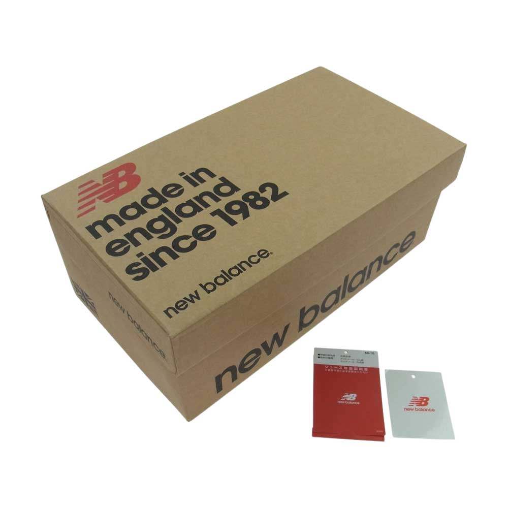 NEW BALANCE ニューバランス M576KKL MADE IN ENGLAND 英国製 オールレザー ローカット スニーカー ブラック系 US8(26cm)【中古】