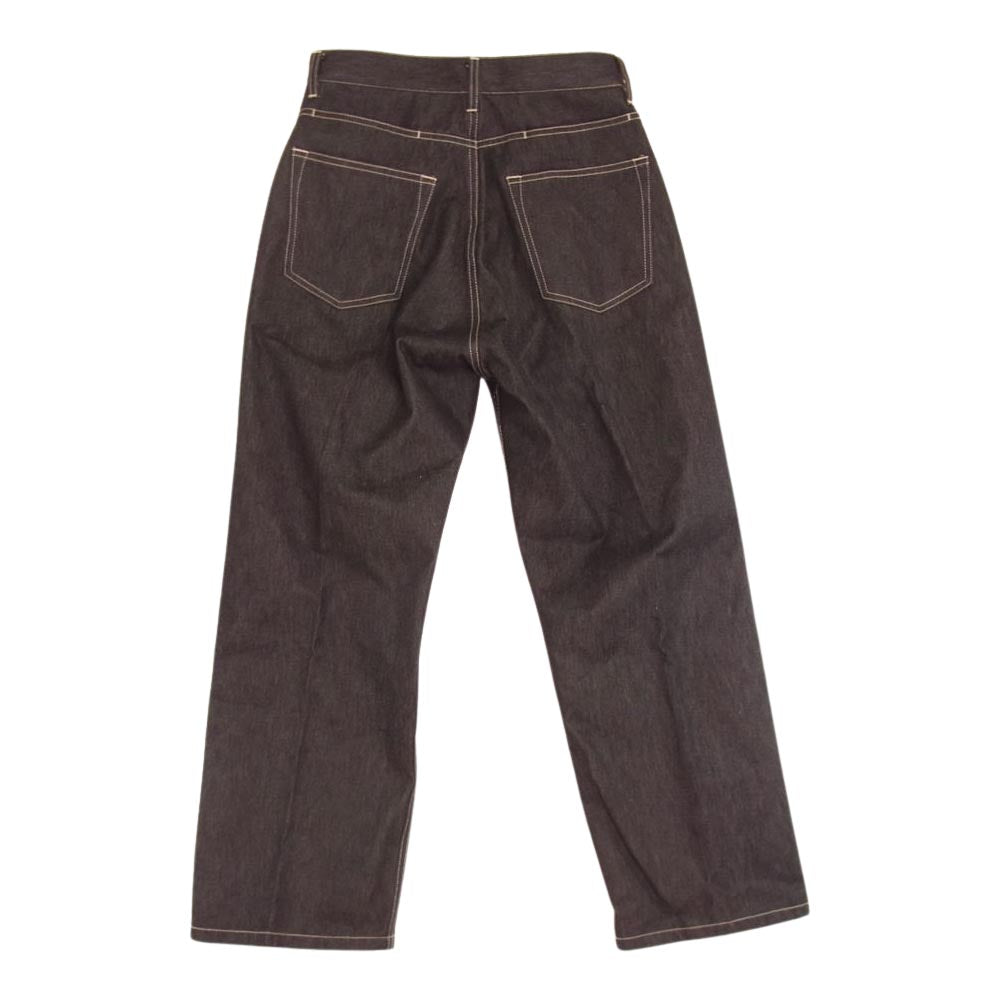 オーベット 23SS 23-01-016 エバーリジット ムラ糸 7ポケット デニムパンツ ブラック系 3【美品】【中古】