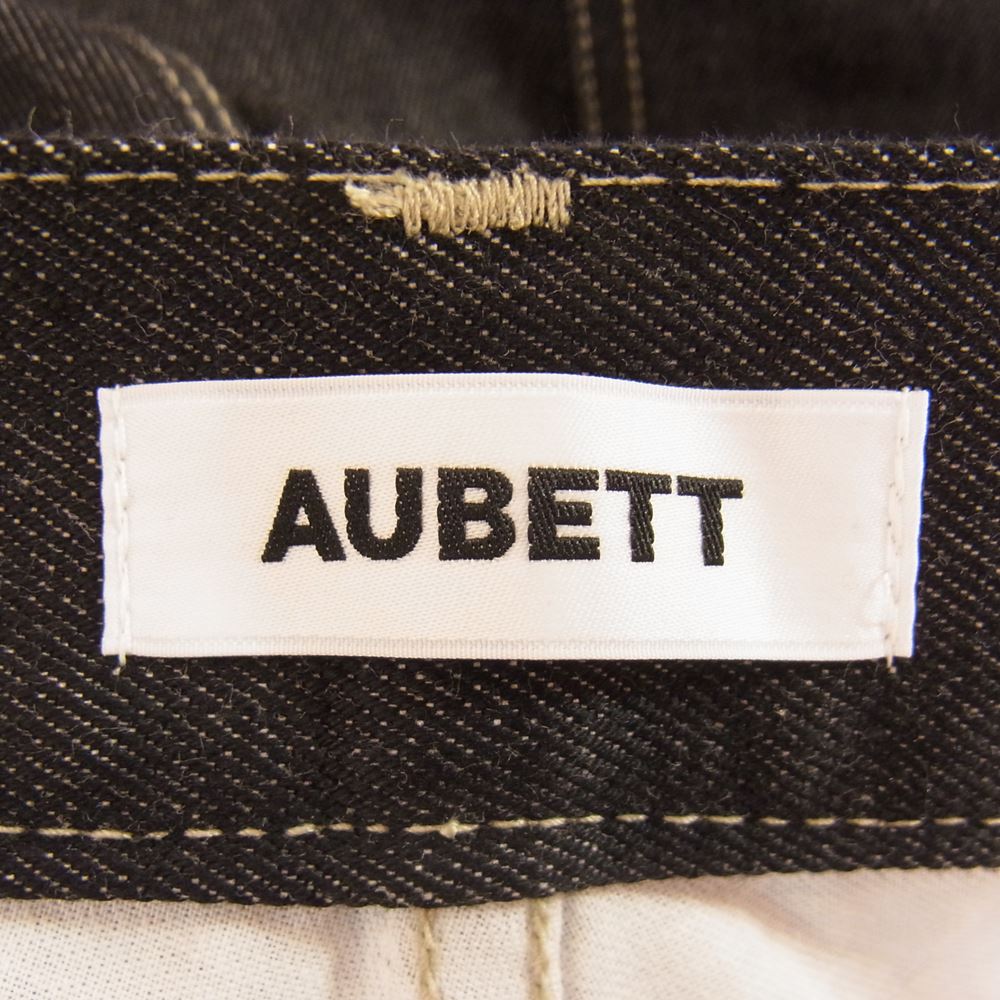 オーベット 23SS 23-01-016 エバーリジット ムラ糸 7ポケット デニムパンツ ブラック系 3【美品】【中古】