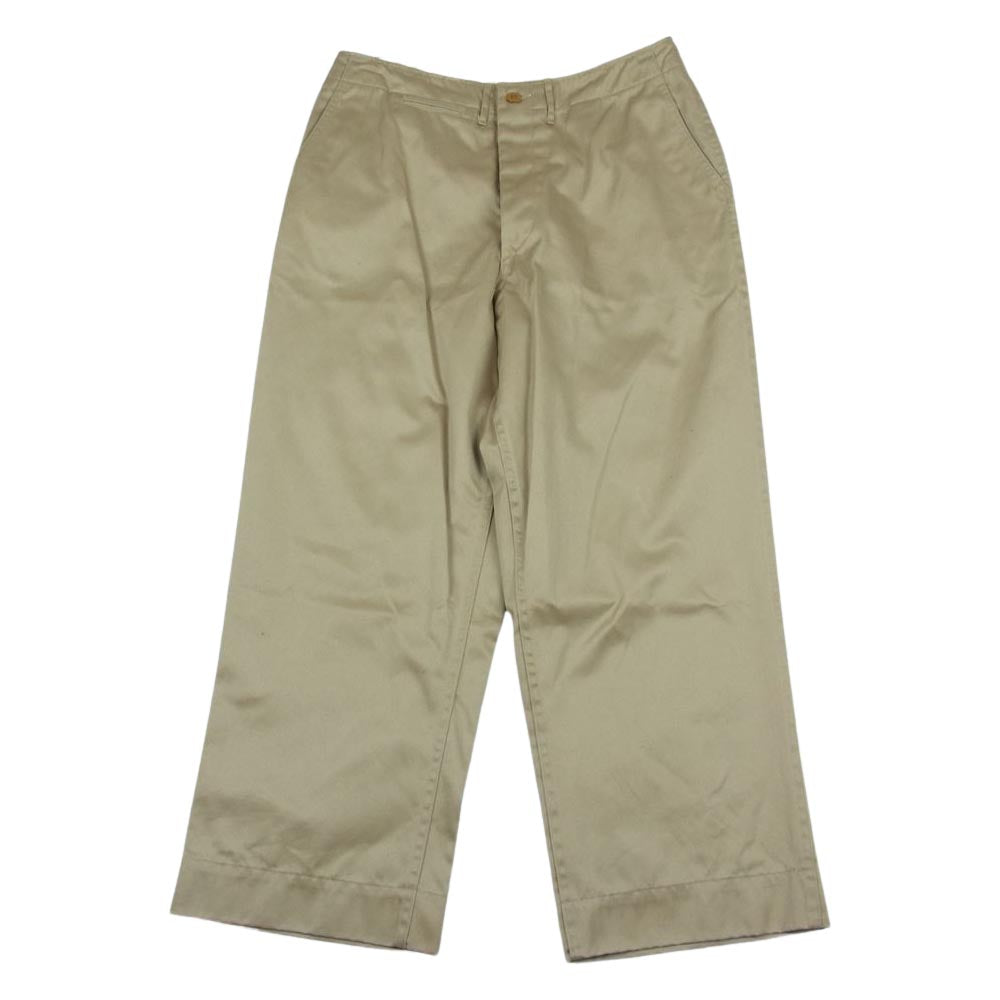 アプレッセ 22SS 22SAP-04-09M US ARMY Chino Trousers チノ トラウザース パンツ ベージュ系 1【中古】