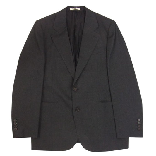 AURALEE オーラリー 21SS A21SJ01WH WASHABLE WOOL TROPICAL JACKET ウォッシャブル ウール トロピカル テーラードジャケット グレー系 3【美品】【中古】
