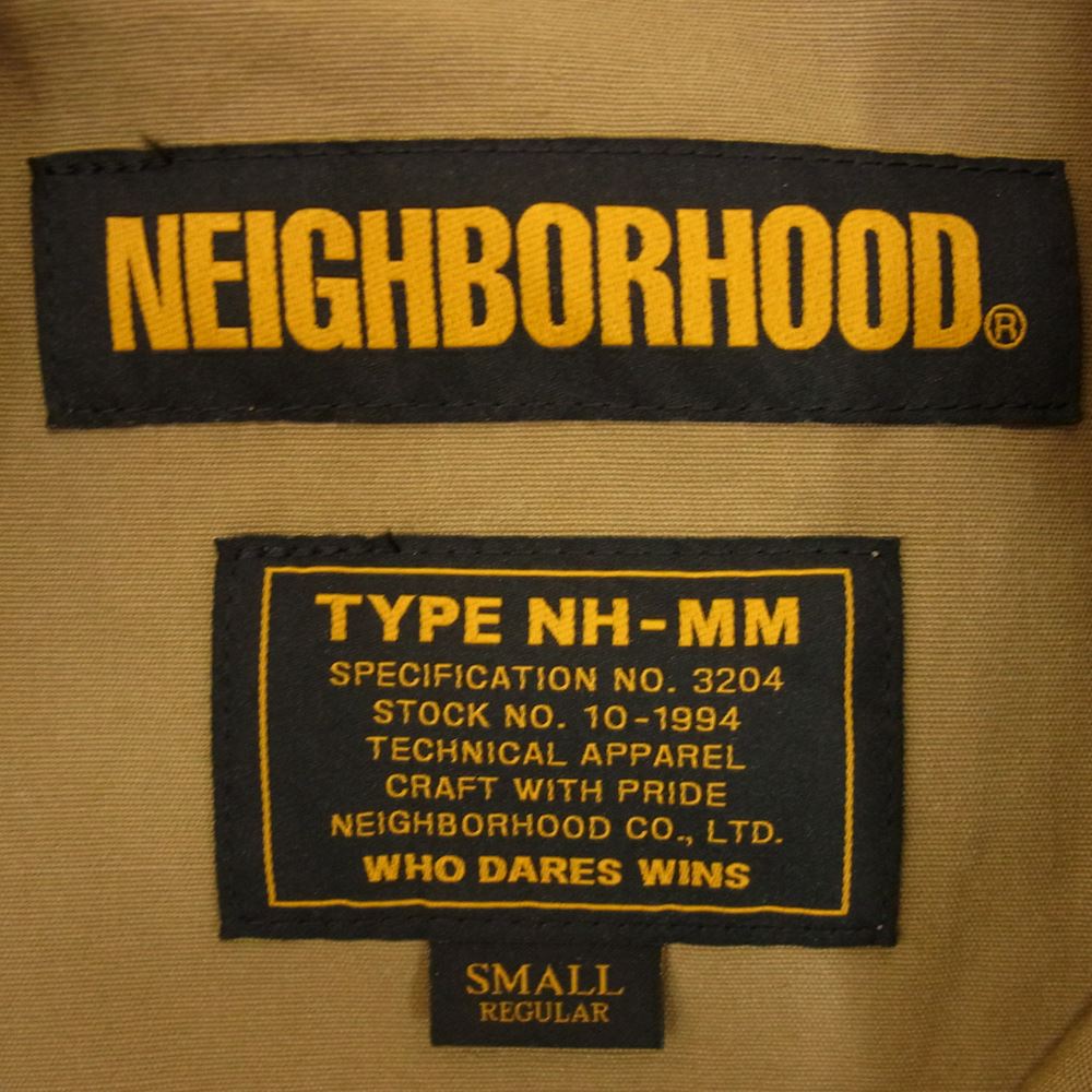 NEIGHBORHOOD ネイバーフッド 19SS 191AQNH-SHM03 F.H. / C-SHIRT . LS 長袖 バックプリント 2ポケット シャツ カーキ系 S【中古】