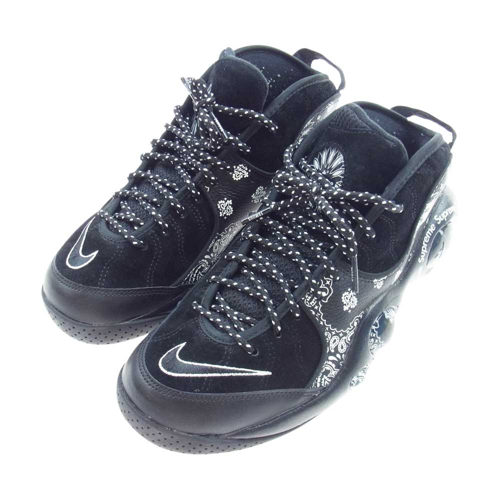 Supreme シュプリーム 22SS DJ8604-001 × NIKE ナイキ AIR ZOOM FLIGHT 95 エアズームフライト ハイカット スニーカー ブラック系 ホワイト系 26.5【中古】