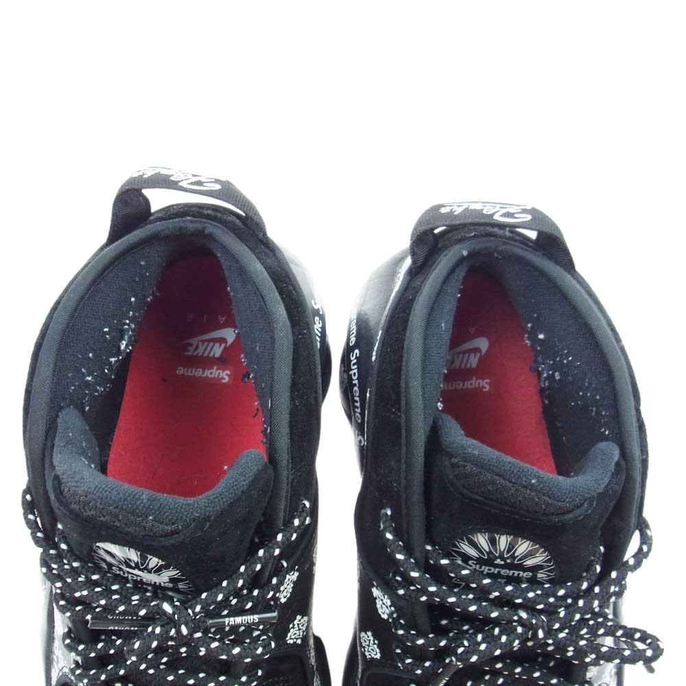 Supreme シュプリーム 22SS DJ8604-001 × NIKE ナイキ AIR ZOOM FLIGHT 95 エアズームフライト ハイカット スニーカー ブラック系 ホワイト系 26.5【中古】