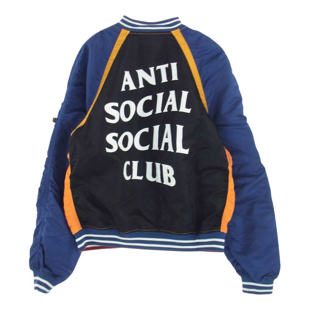 アンチソーシャルソーシャルクラブ ALPHA アルファ MA-1 バック ロゴ