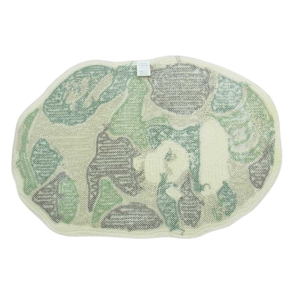 A BATHING APE アベイシングエイプ 001GDH301032X ABC CAMO APE HEAD RUG MAT エイプヘッド カモ ラグマット マルチカラー系【中古】