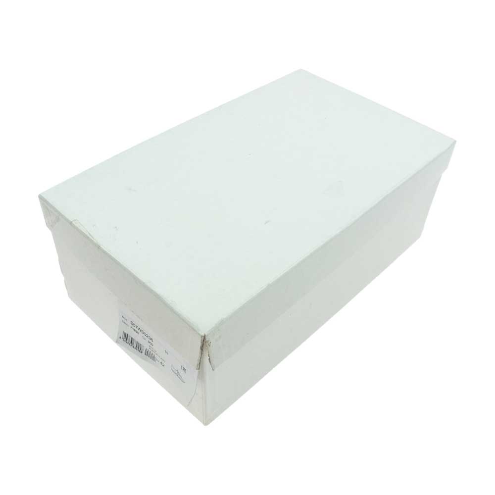 MAISON MARGIELA メゾンマルジェラ 18AW S57WS0236 Replica Low Top レプリカ ローカット ジャーマントレーナー スニーカー ダークブラウン系 オフホワイト系 ブラック系 42【極上美品】【中古】