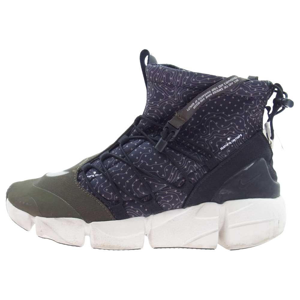 NIKE ナイキ 924455-001 AIR FOOTSCAPE MID UTILITY エア フットスケープ ミッド ユーティリティ カーキ系 28.5cm【中古】