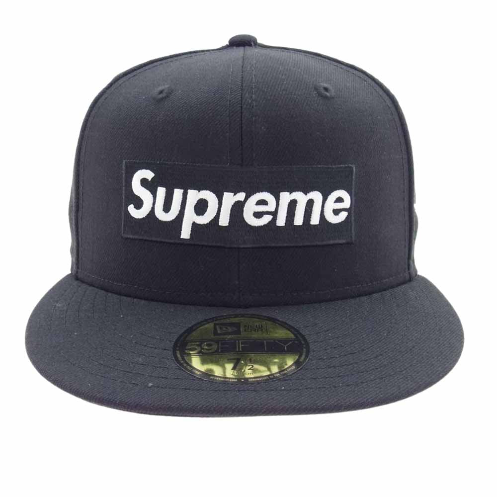Supreme シュプリーム 17SS PLAY BOY NEW ERA プレイボーイ ニューエラ ボックス ロゴ キャップ ブラック系 7 1/2【中古】