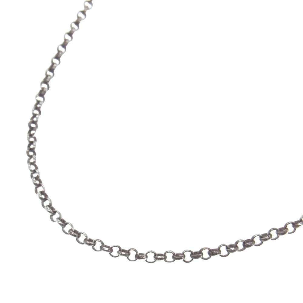 CHROME HEARTS クロムハーツ（原本無） NECKCHAIN ロールチェーン ネックチェーン 16インチ シルバー系【中古】
