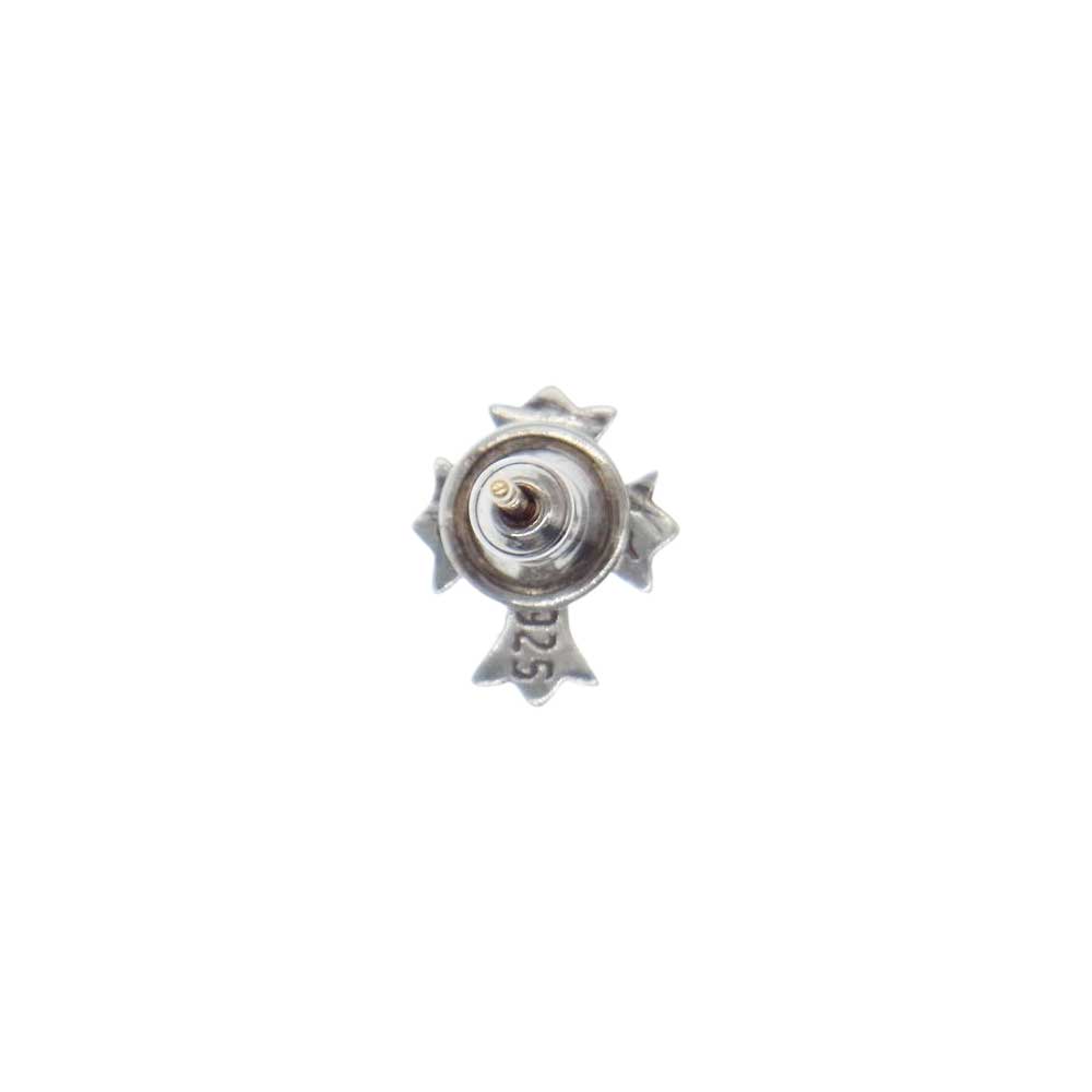 CHROME HEARTS クロムハーツ（原本無） No2 CHクロス スタッド ピアス シルバー系【中古】