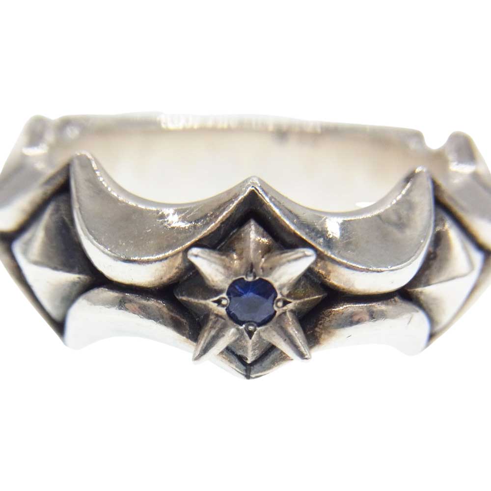 Bloody Mary ブラッディマリー カラペス リング SV925 石付き 燻し加工 シルバー系 19【中古】